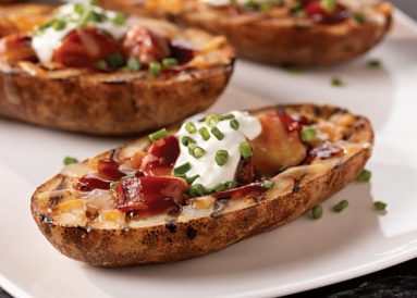 Potato Dog Skins Recipe Image